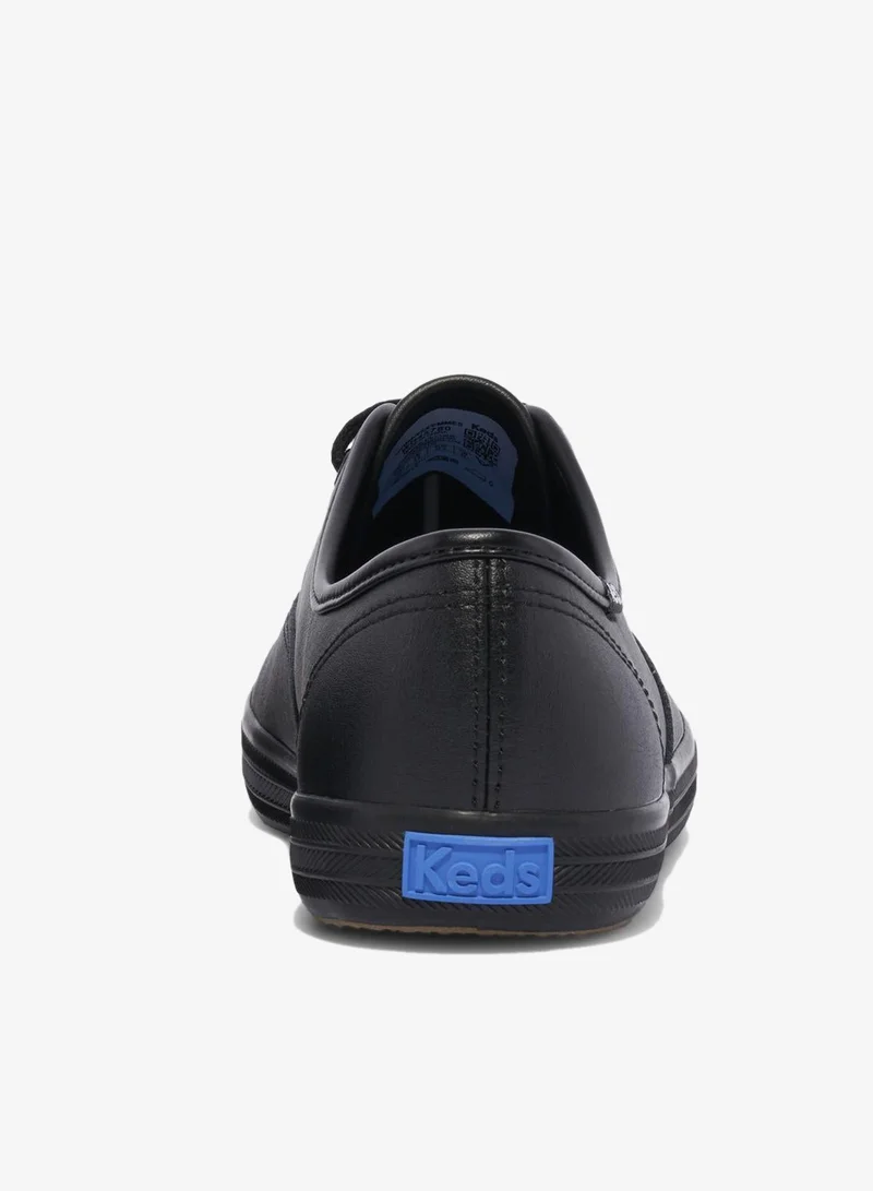 Keds Keds Women's Champion Originals Lace Up Leather  Casual Sneaker Black